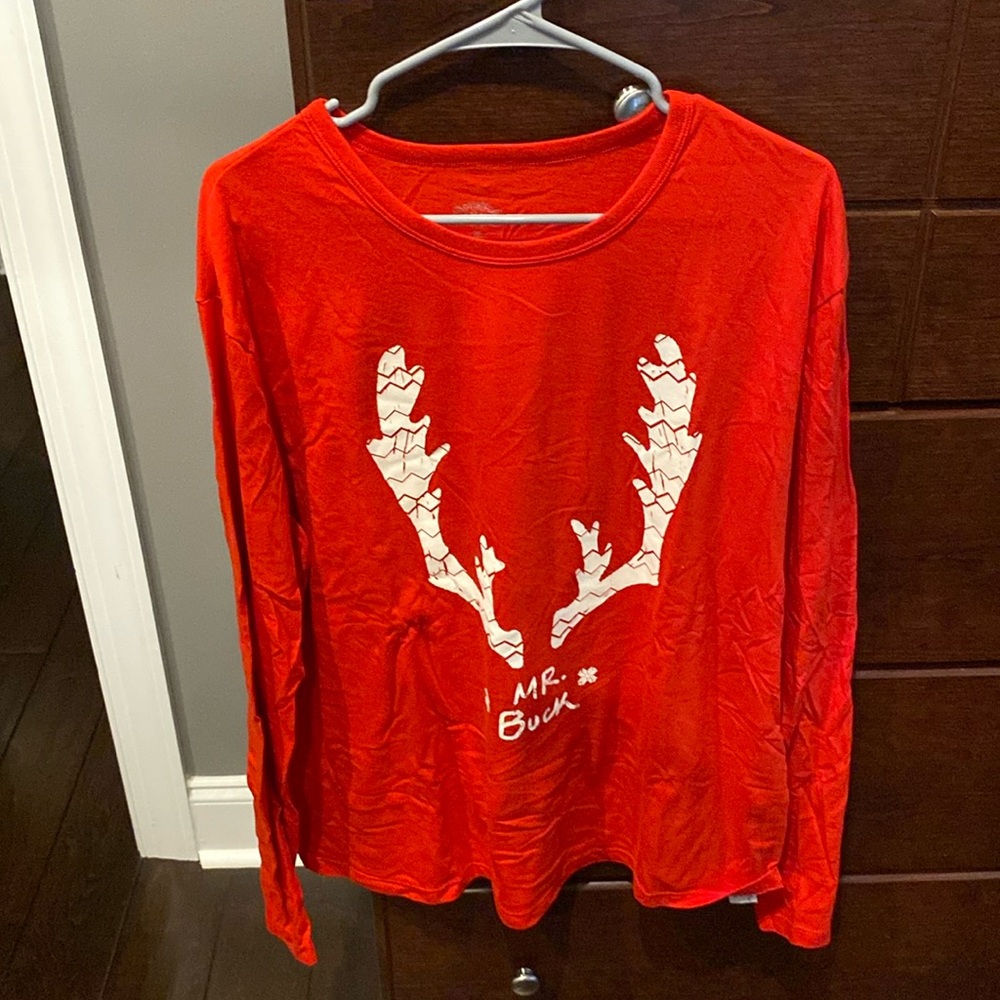 Men’s holiday pajama shirt